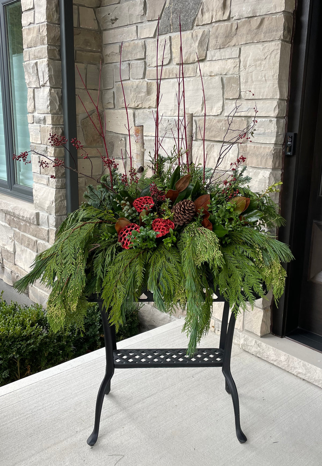 Festive and Fresh Winter Window Box