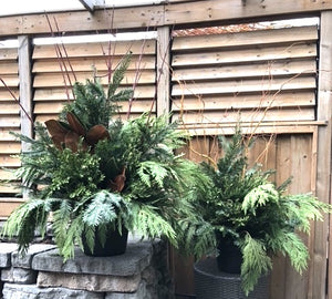 Winter Outdoor Planter